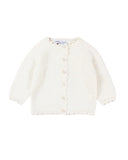 Marie Puce "Luna" Knit Cardigan in White Cream - Marie Puce - Cardigan