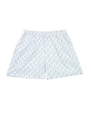 Marie Puce "Riviera" Floral Shorts in Primrose Blue - Marie Puce - Short