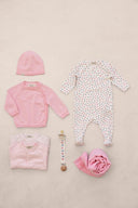 MarMar Copenhagen "Alo" Embroidered Flowers Pacifier Clip - MarMar Copenhagen - Pacifier Clip