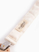 MarMar Copenhagen "Alo" Embroidered Trains Pacifier Clip - MarMar Copenhagen - Pacifier Clip