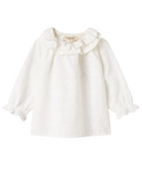 marmar copenhagen baby girl blouse - white bows 'tonello' - MarMar Copenhagen - Blouse