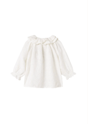 marmar copenhagen baby girl blouse - white bows 'tonello' - MarMar Copenhagen - Blouse