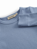 MarMar Copenhagen Long Sleeve Bodysuit in Blue Iris - MarMar Copenhagen - Bodysuit