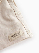 MarMar Copenhagen Long Sleeve "Tut" Wrap Top in Light Beige - MarMar Copenhagen - Wrap Top