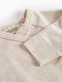 MarMar Copenhagen Long Sleeve "Tut" Wrap Top in Light Beige - MarMar Copenhagen - Wrap Top