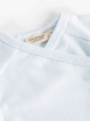 MarMar Copenhagen Long Sleeve "Tut" Wrap Top in Light Blue - MarMar Copenhagen - Wrap Top