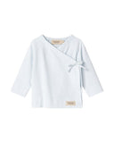 MarMar Copenhagen Long Sleeve "Tut" Wrap Top in Light Blue - MarMar Copenhagen - Wrap Top