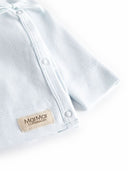 MarMar Copenhagen Long Sleeve "Tut" Wrap Top in Light Blue - MarMar Copenhagen - Wrap Top