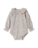marmar copenhagen onesie - floral collared longsleeve 'brynn' - MarMar Copenhagen - Bodysuit