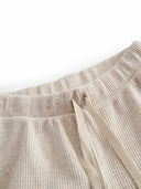MarMar Copenhagen Ribbed Shorts in Beige - MarMar Copenhagen - Short