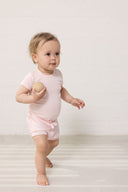 MarMar Copenhagen Short Sleeve Onesie in Rose - MarMar Copenhagen - Bodysuit