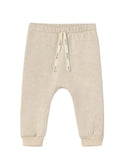 melange fleece knit pants - beige stone 'louis' - cozmo - My Little Cozmo - 