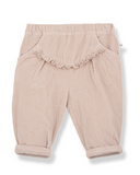 pink nude cordoroy lined pants - 'lucie' by +1 in the family - +1 in the family - Bottoms