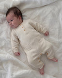 Les Lutins boris baby cashmere romper off white
