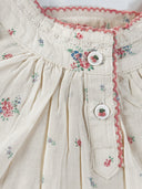 Emile et Ida baby flared floral dress paraquette