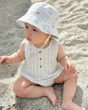 Marie Puce jonas baby romper stripes