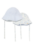 reversible print hat - oxford explorer - Elegant Baby - Hat