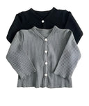 Rib Cardigan - Grey - Rama Baby - 
