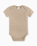 short sleeve bodysuit - clay "classic" - Colored Organics - 