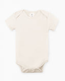 short sleeve bodysuit - natural "classic" - Colored Organics - 