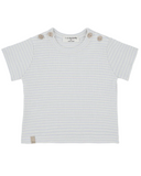 short sleeve t-shirt - misty blue 'jon' - +1 in the family - 