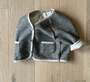 storm grey long sleeve cardigan - Bebehholic - Sweater + Jacket