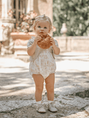 sunsuit romper - swan toile - Elegant Baby - One - piece